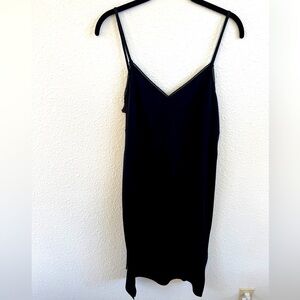 Simple Sexy Little Black Dress with slit on the sides